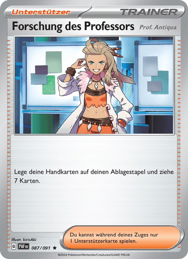 Forschung des Professors
