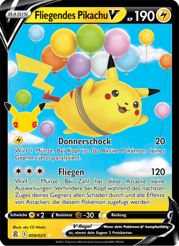 Fliegendes Pikachu V